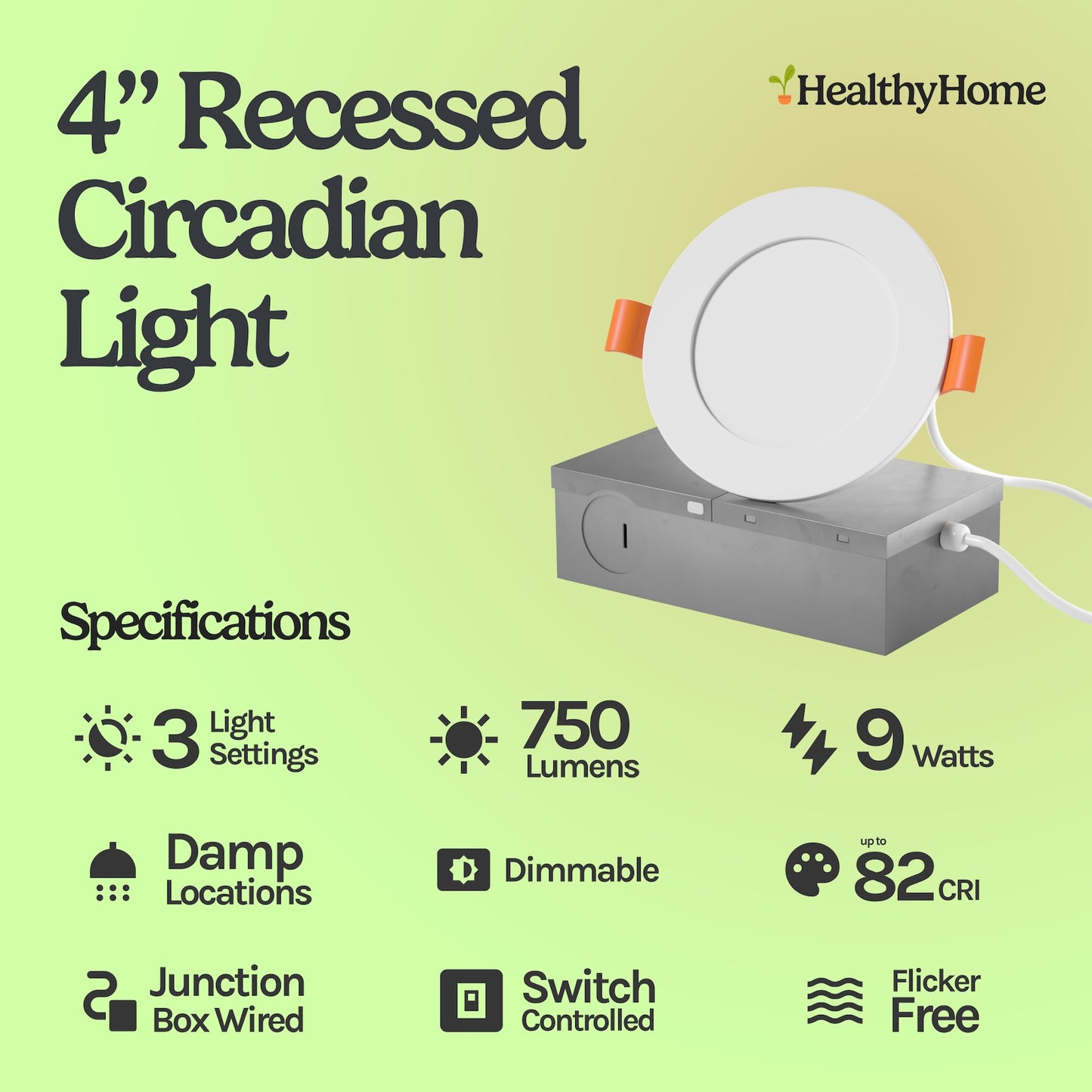 4" Slim Panel Recessed Circadian Light