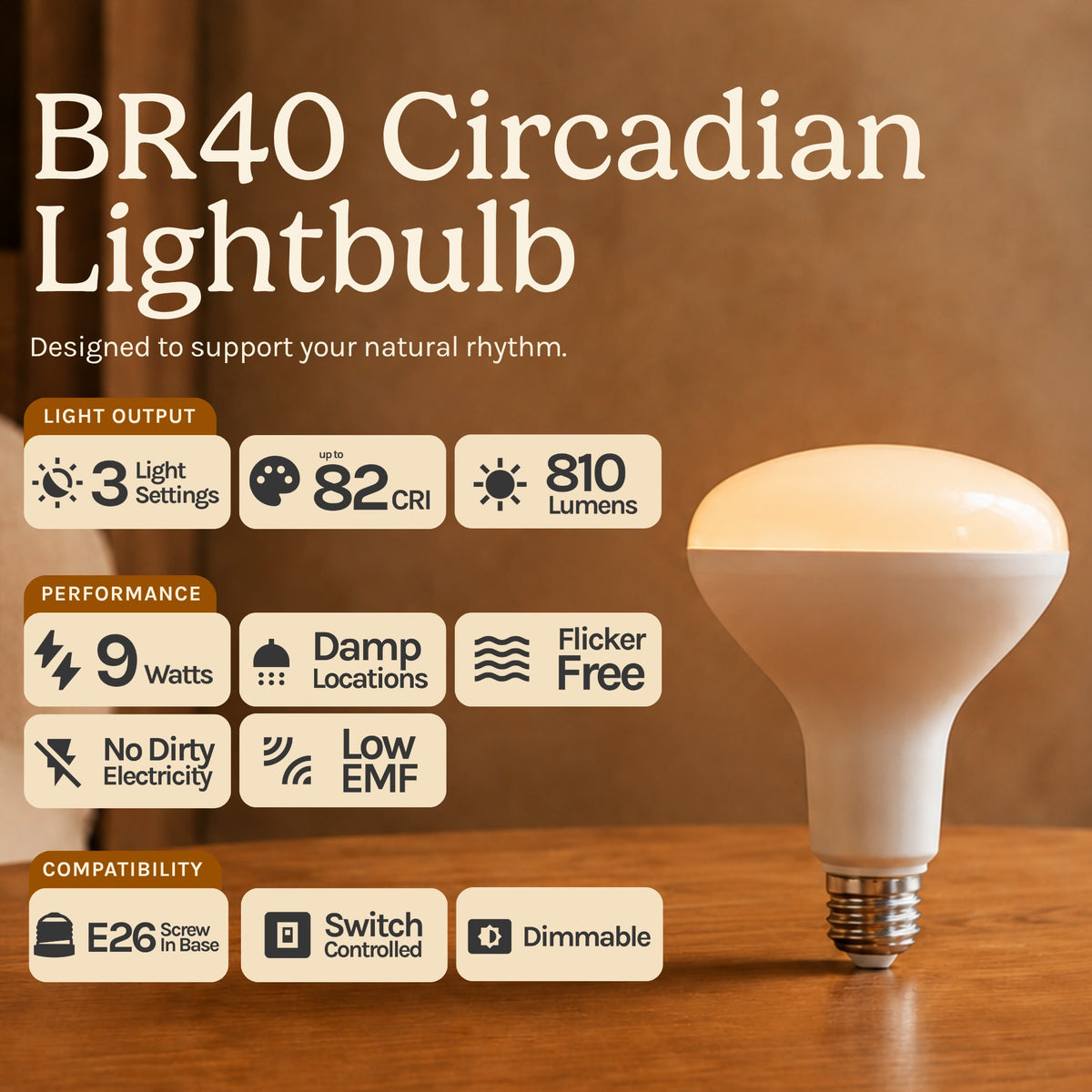 BR40 Circadian Lightbulb