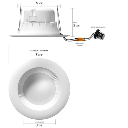 5/6" Retrofit Recessed Circadian Light